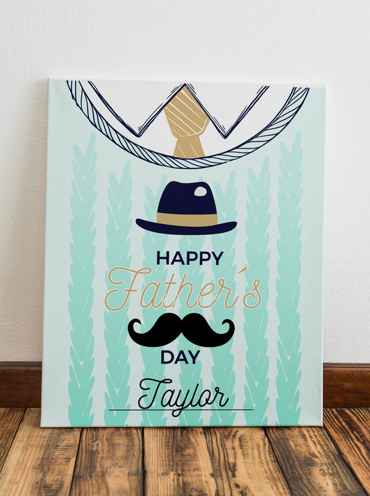 Father’s Day Gift, Sweater Print Gift, Mustache Print, Gift For Dad, Gift From Child, Fathers Day, Art Print