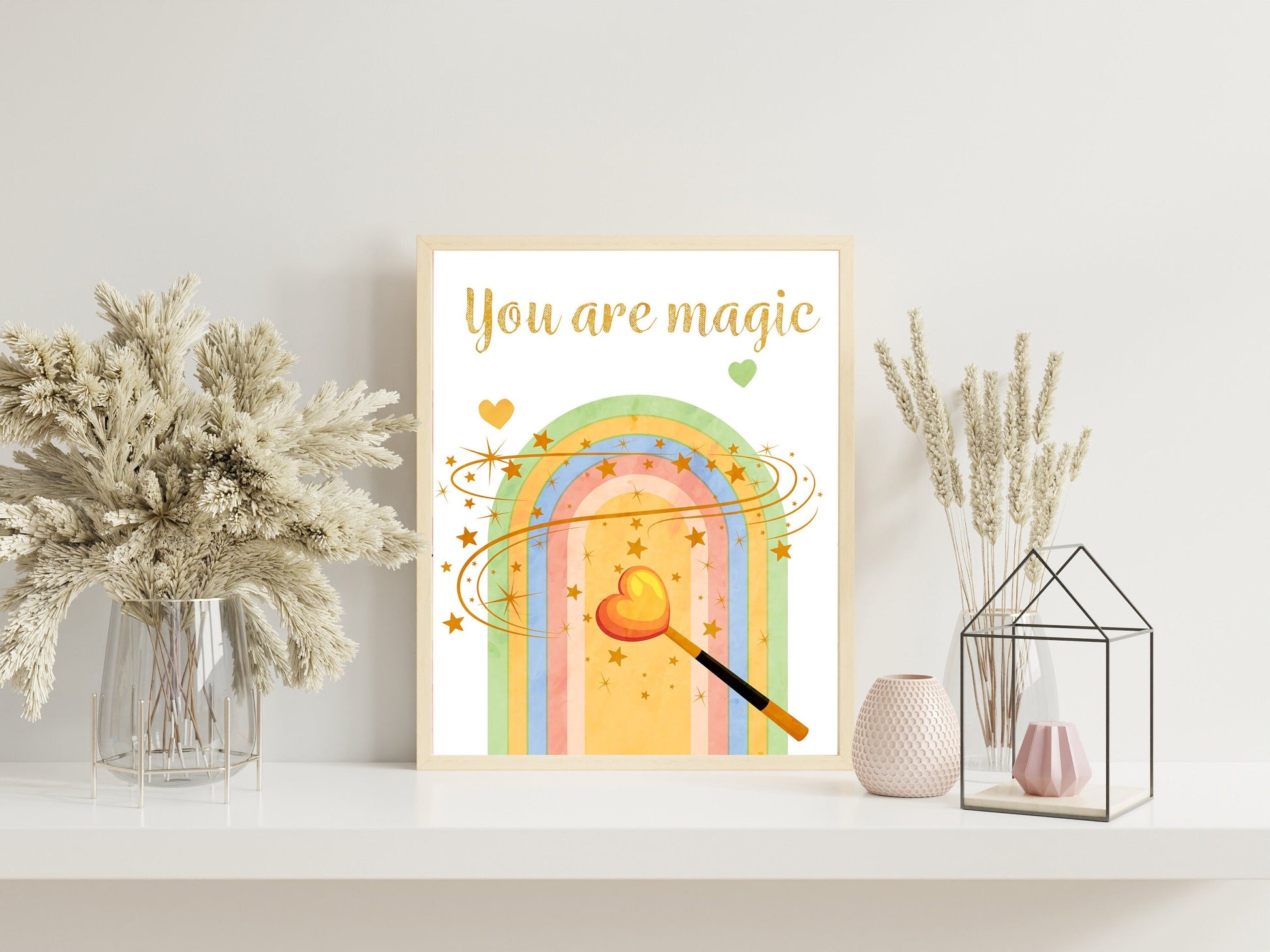 Boho Baby Nursery Wall Art Set 12 Printable Digital Download