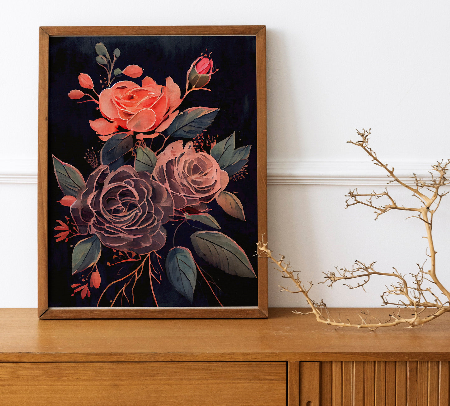 Oil Painting Art Print Of Flower Bouquet, Flower Art Print, Fresh Flowers Art Print, Flower Wall Decor