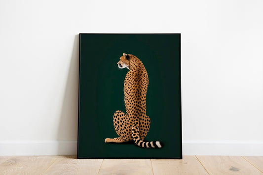 Cheetah Art Print, Cheetah Print, Luxury Art