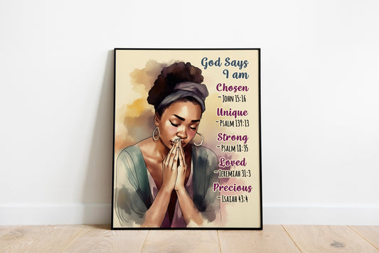 Bible Verse Woman Print, Woman Appreciation Print, Mother Appreciation Print, Mother’s Day, Boho Art Print