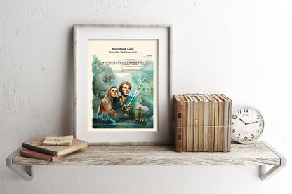 The Princess Bride Sheet Music Art Print
