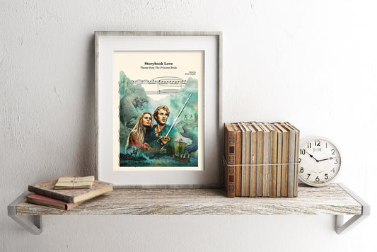 The Princess Bride Sheet Music Art Print