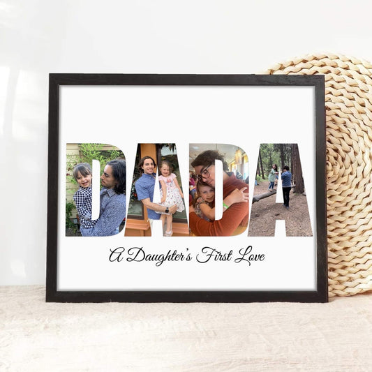 Father’s Day Gift, Daddy-Daughter Gift, Kids Gift to Dad, Gift For Dad, Gift From Child, Fathers Day, Art Print