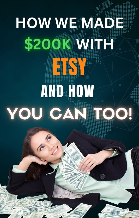 Etsy Ebook, 200k/Year, Grow Your Empire, Make Money on Etsy, Etsy Shop Success, Etsy Success Roadmap, Etsy Success Blueprint, Etsy Sales