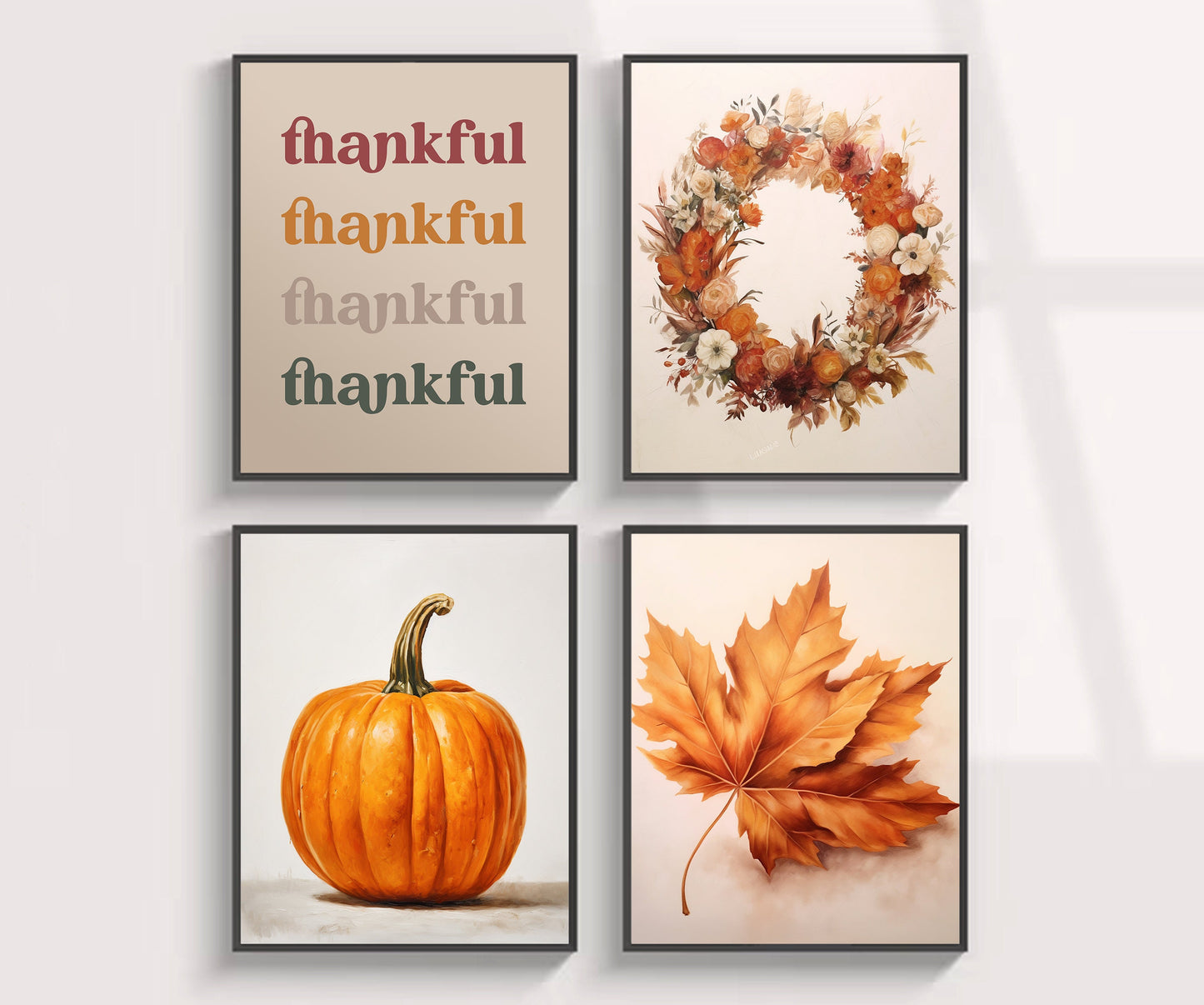 Fall Four Print Set Sheet Art Prints