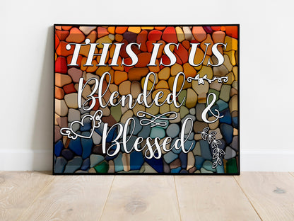 Custom This Is Us Family Canvas, Personalized Couple Name Wall Decor, Modern Anniversary Home Art