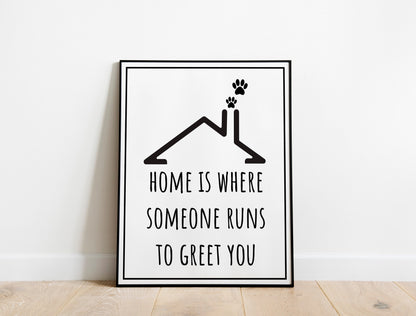 Animal Lover Home Wall Art, Unique Art Wall Decor