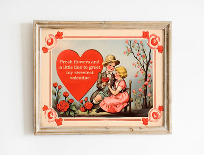Valentine's Canvas Wall Decor Art