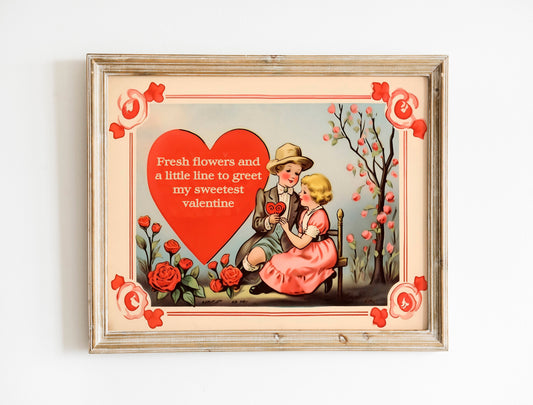 Valentine's Canvas Wall Decor Art