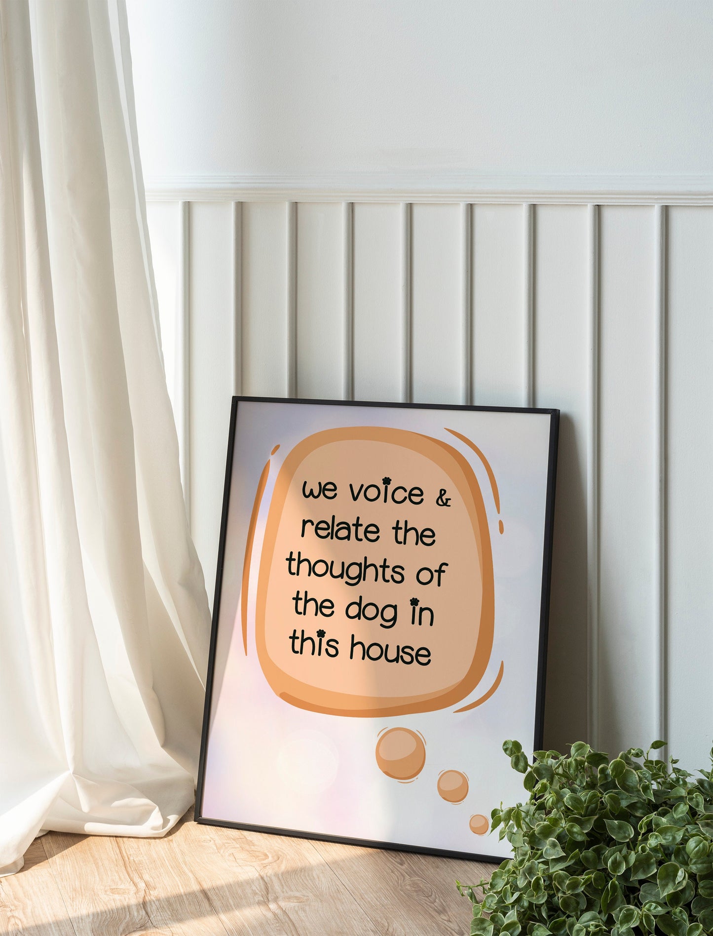 Animal Dog Lover Home Wall Art, Unique Art Wall Decor