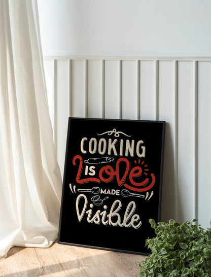 Kitchen Cooking Decor, Kitchen Wall Art, Unique Art Wall Decor, Kitchen Print, Cooking Wall Art, Chef