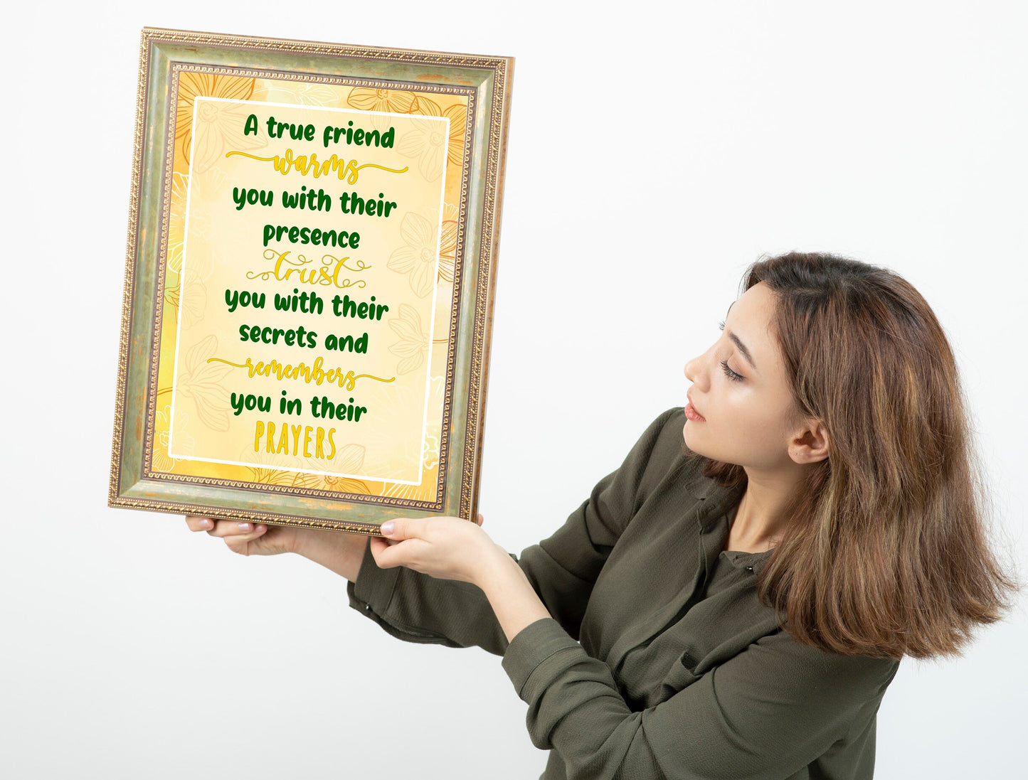 A True Friend Friendship Art Print