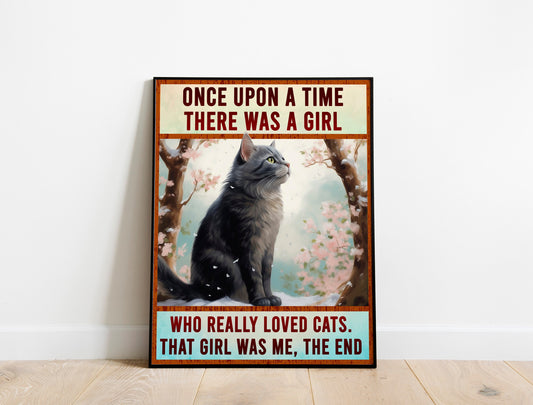 Funny Cat Print, Funny Wall Art, Decor, Wall Art, Funny Cat, Cat Lovers