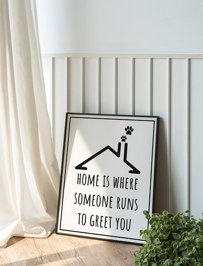 Animal Lover Home Wall Art, Unique Art Wall Decor
