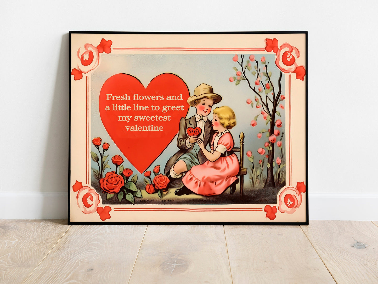 Valentine's Canvas Wall Decor Art