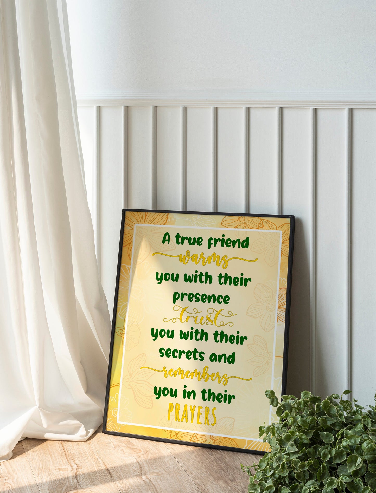 A True Friend Friendship Art Print