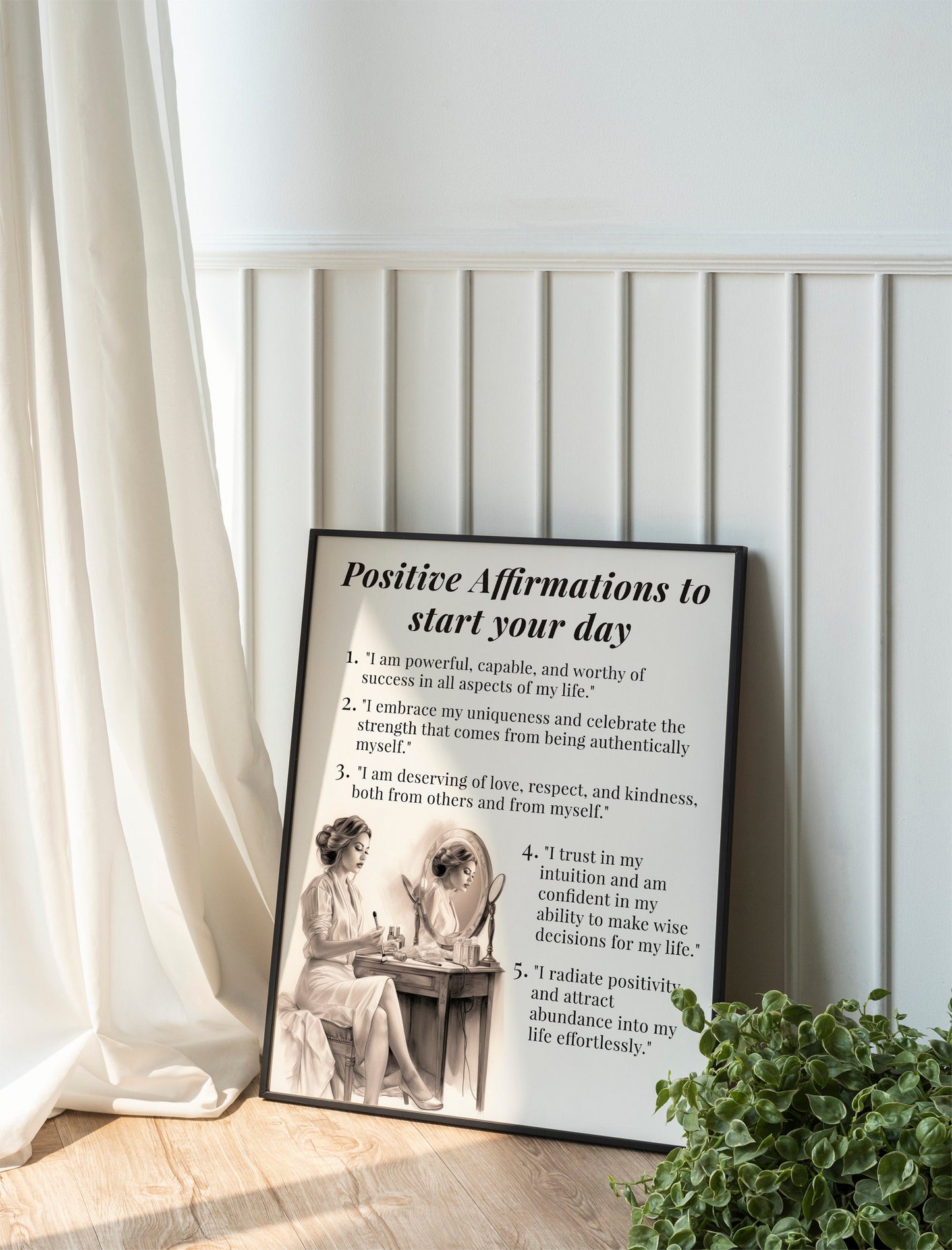 Motivational Affirmation Art, Wall Art, Inspirational, Positive Art Print