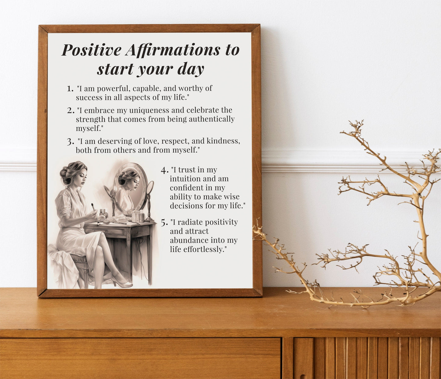 Motivational Affirmation Art, Wall Art, Inspirational, Positive Art Print