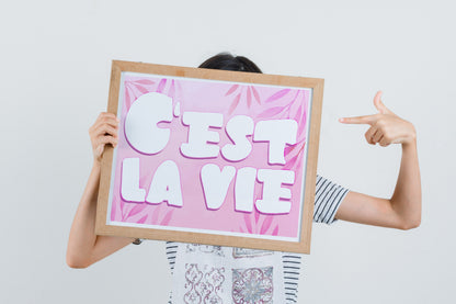 C’est La Vie Art Print