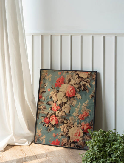 Oil Painting Art Print Of Flowers, Flower Art Print, Fresh Flowers Art Print, Flower Wall Decor