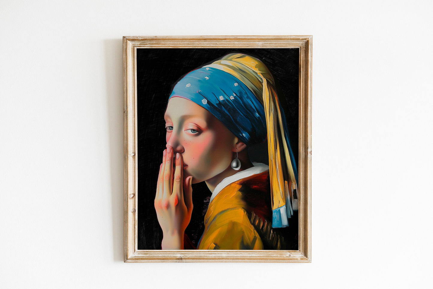 Maximalism Art Print, Oil Painting Print, Woman Art, Maximalist, Old Painting Art Print