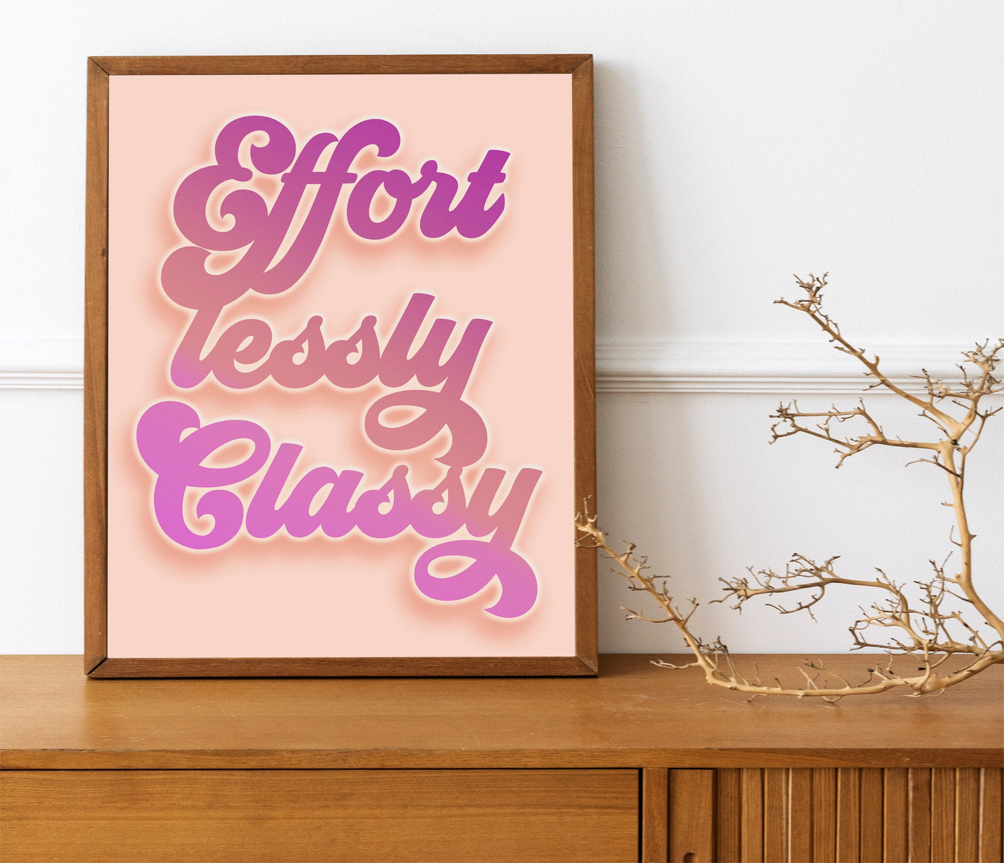 Effortlessly Classy Woman Empowerment, Feminism, Woman Encouragement, Beautiful Woman Art, Pink Decor