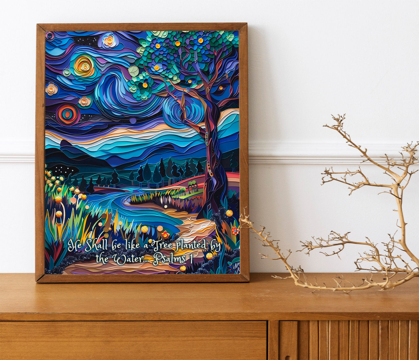 He Shall Be Like A Tree, Religious Art Print