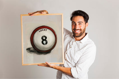 Lucky 8 Ball Art Print