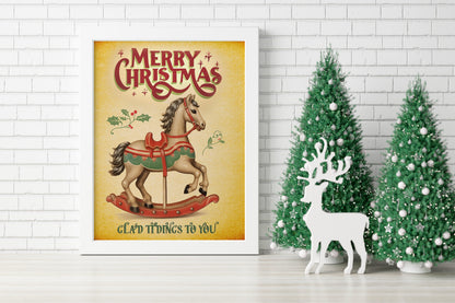 Cute Christmas Illustration Art Print