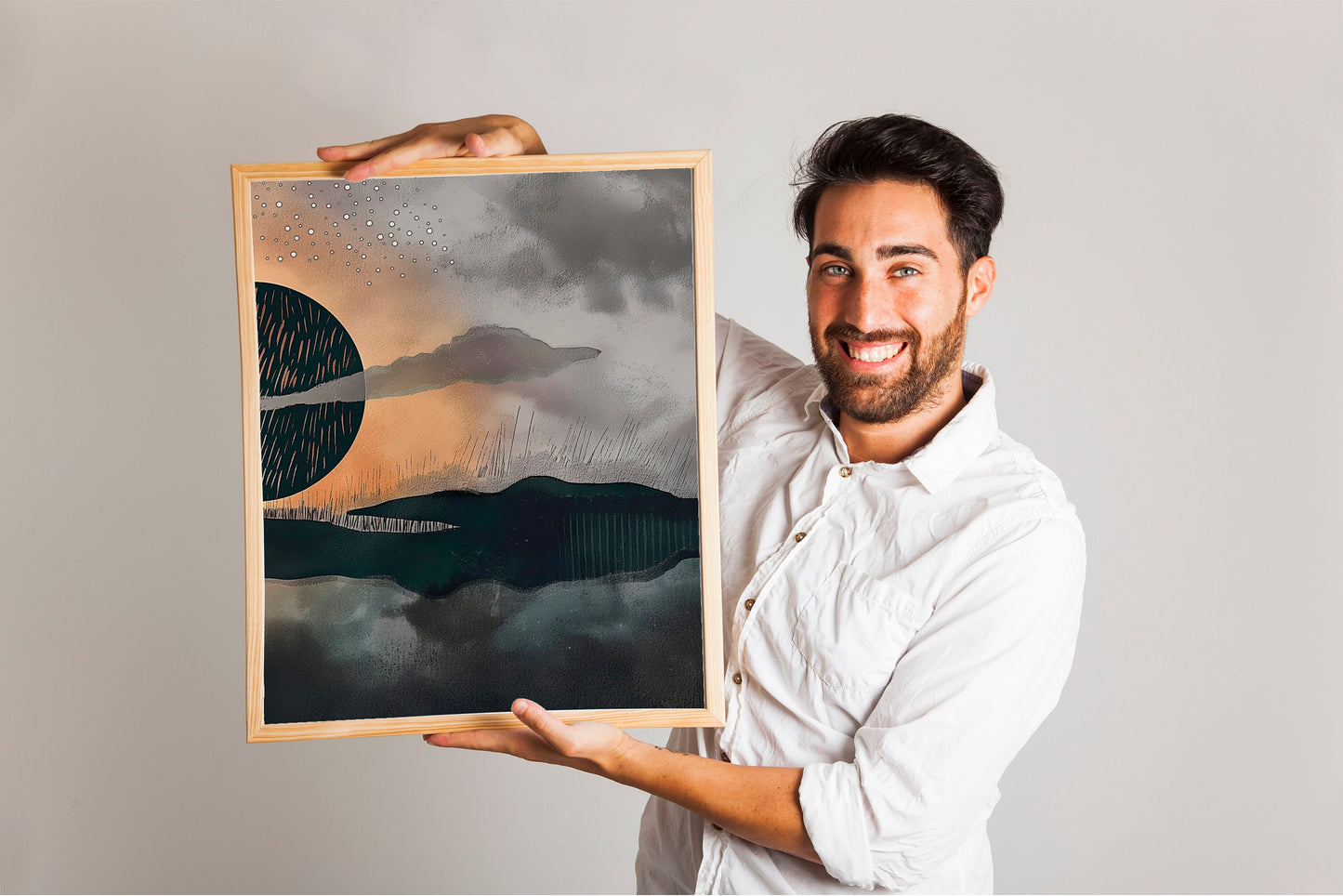 Night And Day Wall Decor Art Print