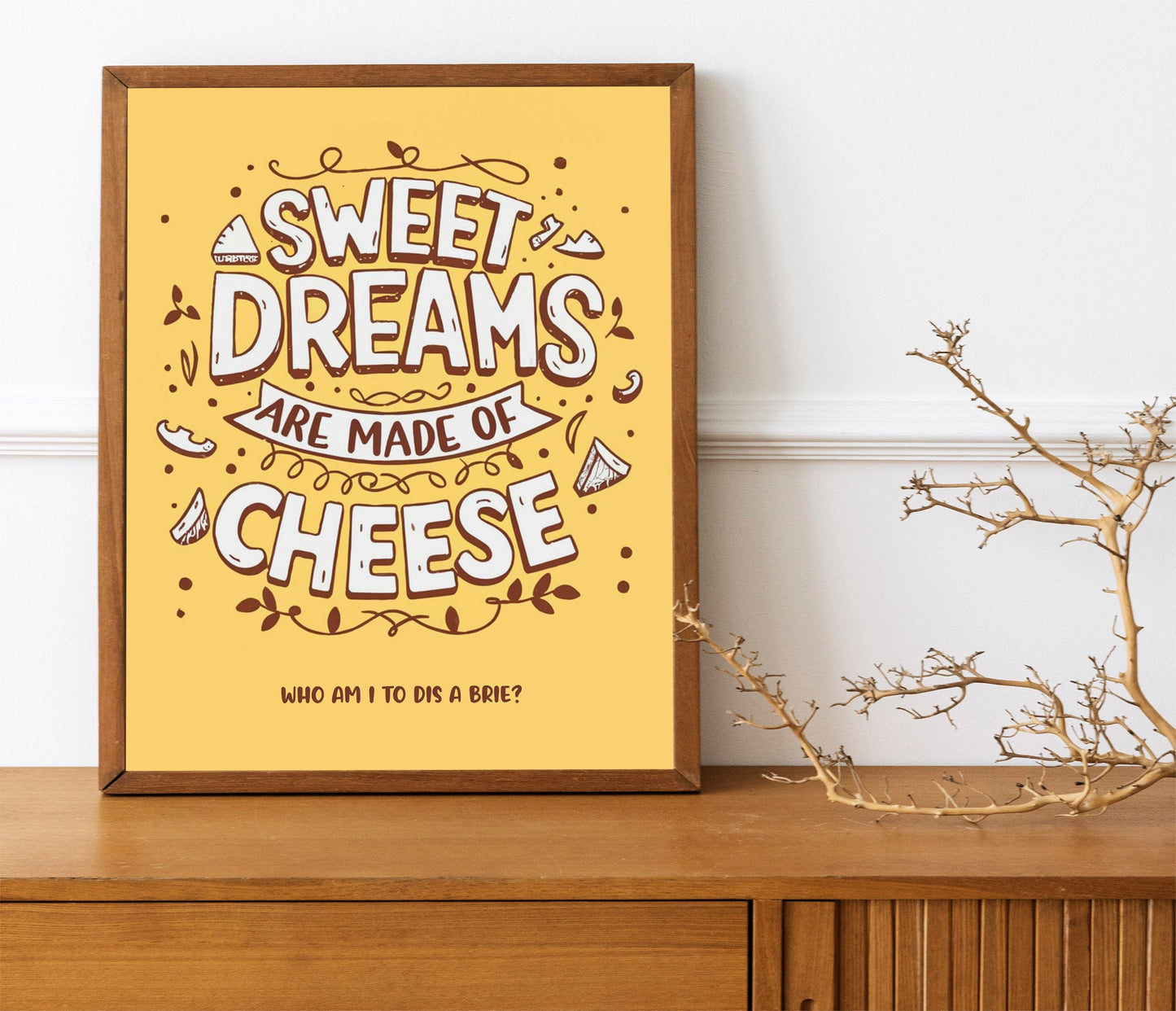Cheese Funny Wall Decor, Funny Wall Art, Kitchen Decor, Kitchen Wall Art, Humor Wall Art, Kitchen