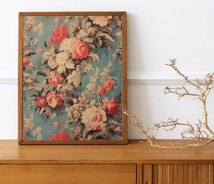 Oil Painting Art Print Of Flowers, Flower Art Print, Fresh Flowers Art Print, Flower Wall Decor