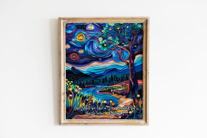 He Shall Be Like A Tree, Religious Art Print