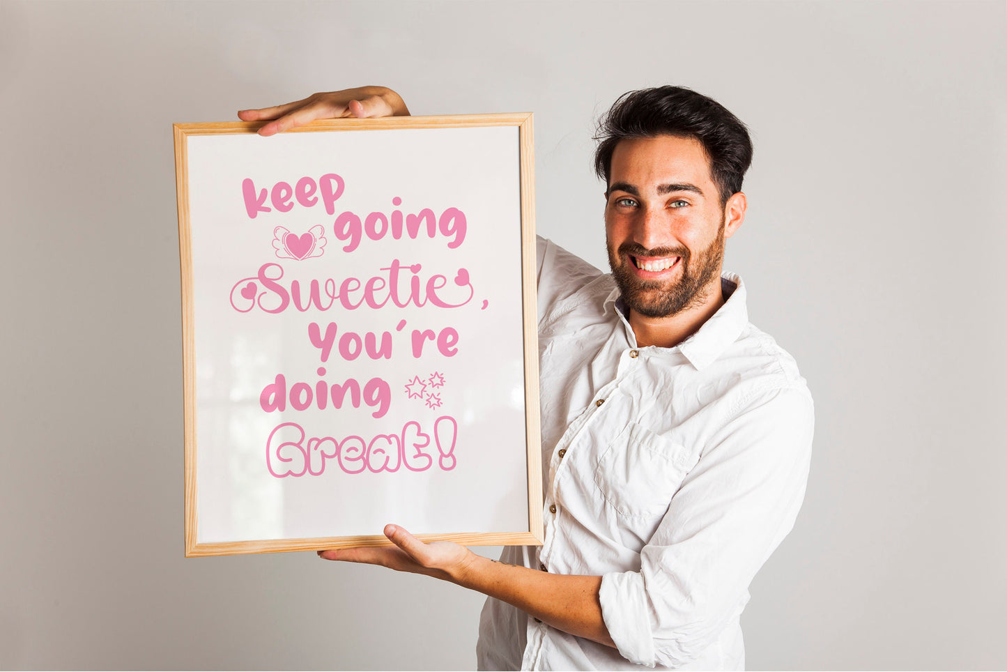 Pink Motivational Art, Wall Art, Inspirational, Positive Art Print