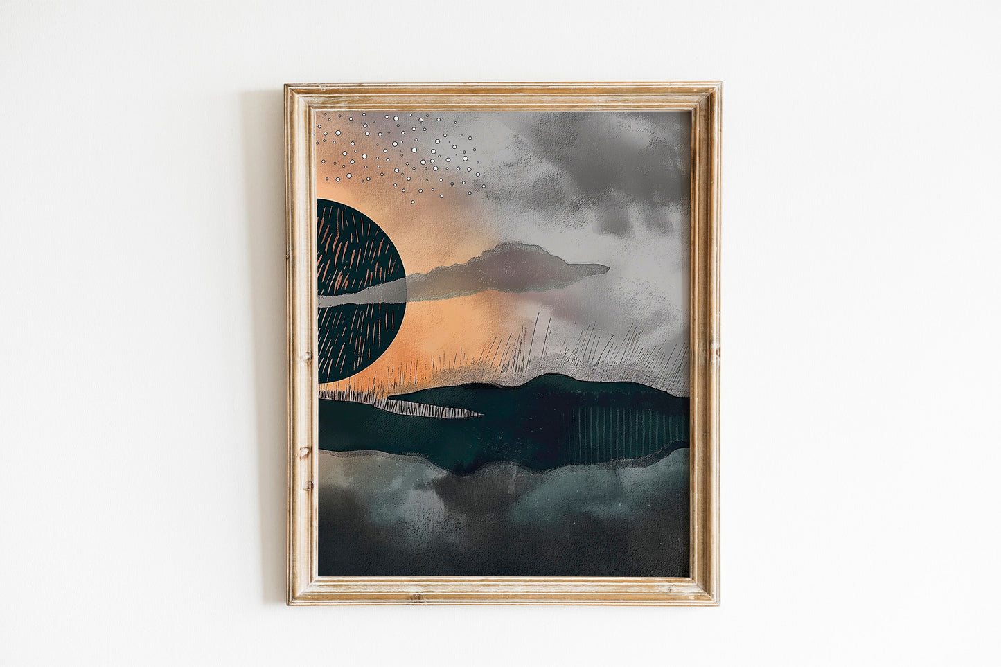 Night And Day Wall Decor Art Print