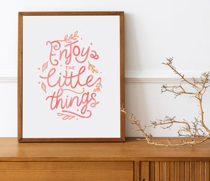 Pink Motivational Art, Wall Art, Inspirational, Positive Art Print