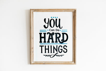 Motivational Art Print, Mental Motivation, Positivity