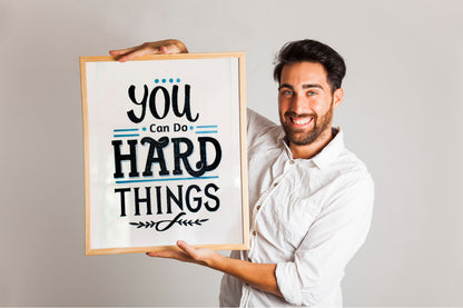 Motivational Art Print, Mental Motivation, Positivity