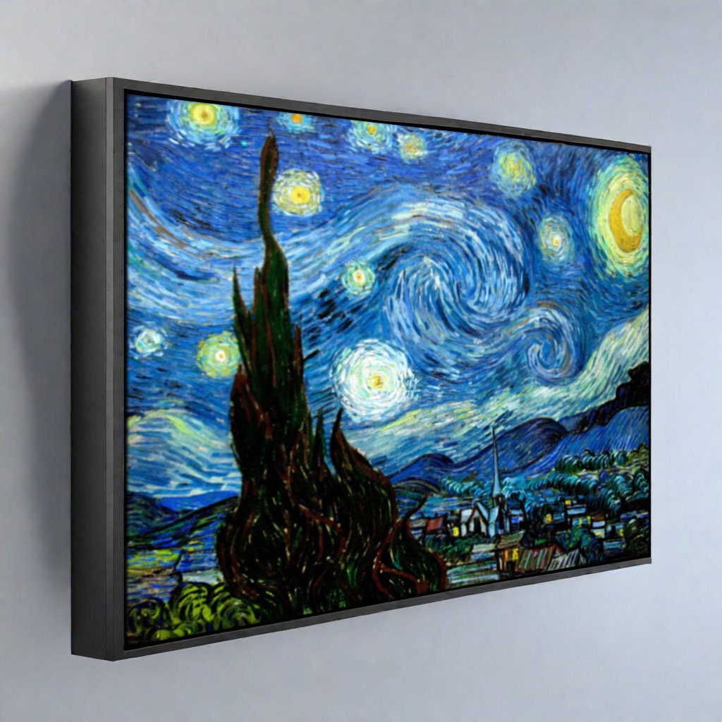 Starry Night Vincent Van Gogh High Quality Canvas Print