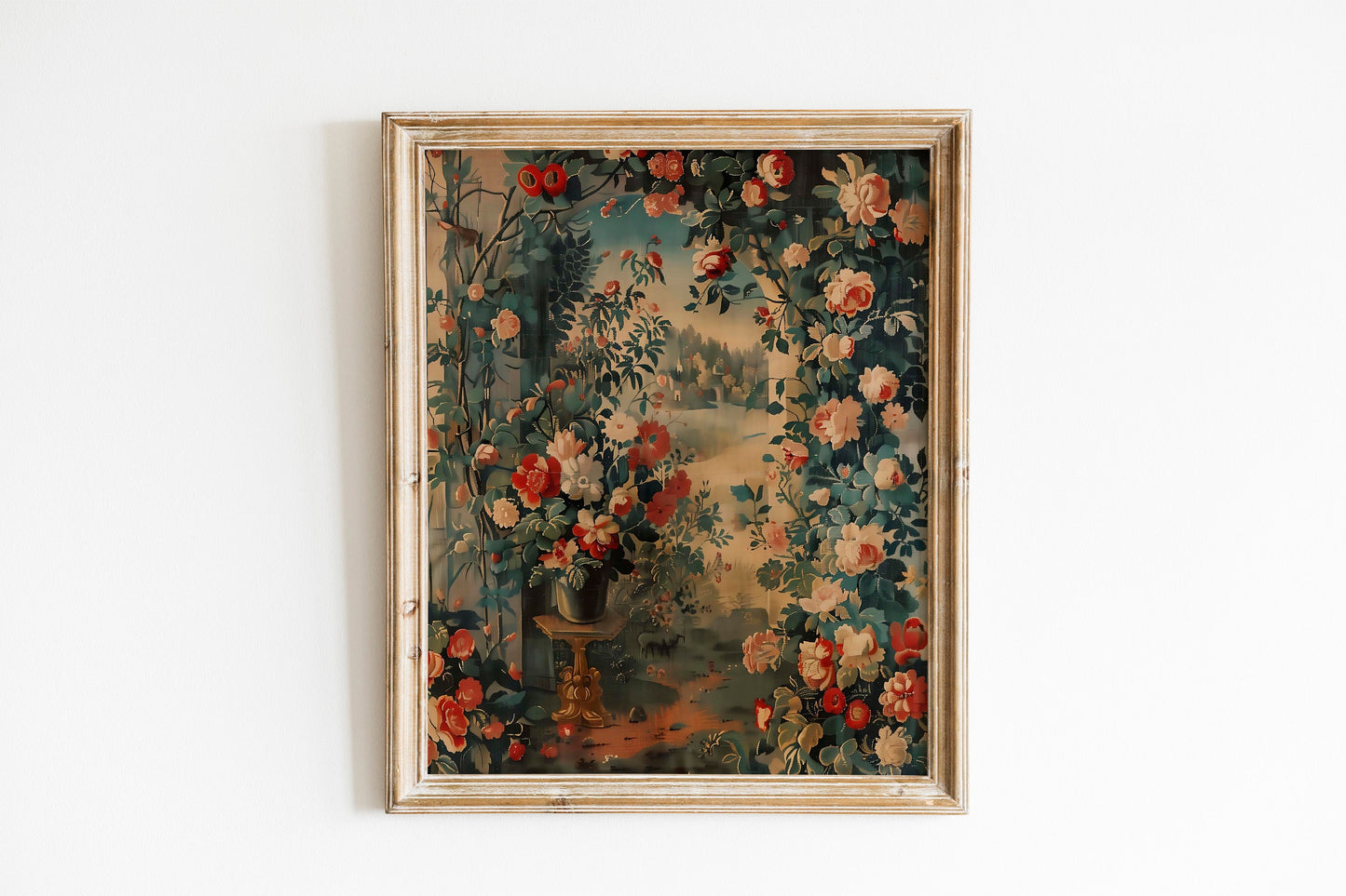Flower Room, Rose Garden Art Print Of Flowers, Flower Art Print, Fresh Flowers Art Print, Flower Wall Decor