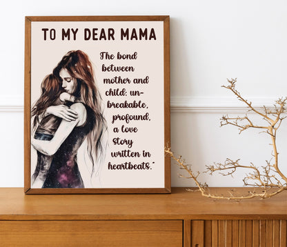 Mother’s Day Appreciation Print, Mother Appreciation Print, Mother’s Day