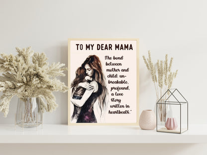 Mother’s Day Appreciation Print, Mother Appreciation Print, Mother’s Day