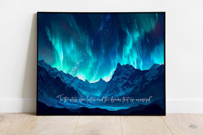 Motivational Art Print, Mental Motivation, Positivity