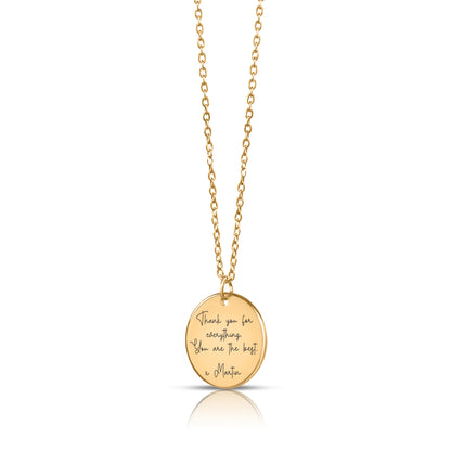 custom actual handwritten necklace | mother's day gift | valentines day gift