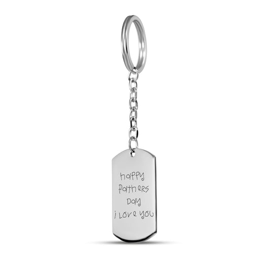 children's drawing dad keychain | fathers day gift | handwritten letter for dad