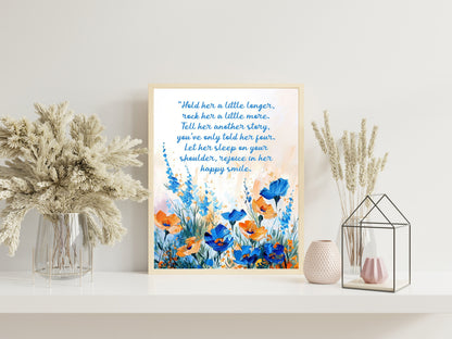 Lullaby Nursery Art, Nursery Decor, Sleep Nursery Art, Minimalist Print or Canvas