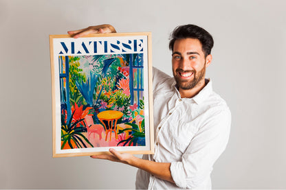 Matisse Windows With Plants Colorful Art Print
