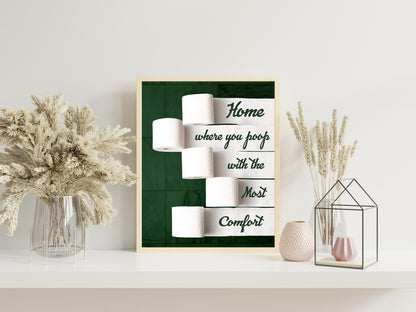 Funny Bathroom Print, Funny Bathroom Wall Decor, Funny Wall Art, Bathroom Decor, Bathroom Art, Humor Wall Art