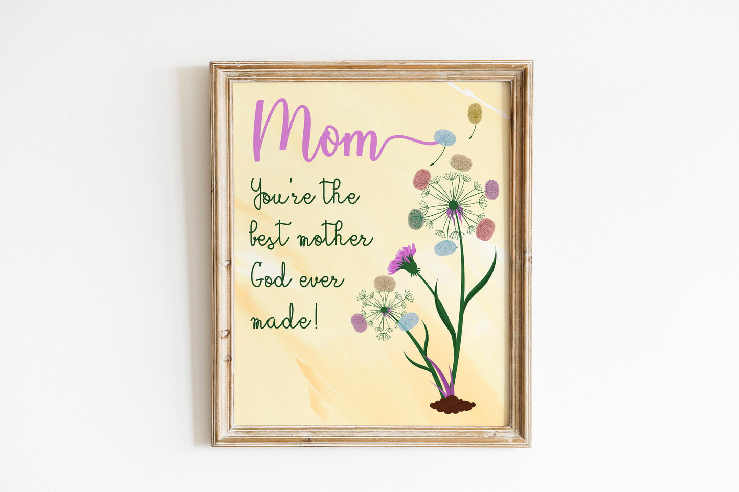 Religious Mom Print, Bible Verse Art, Mom Flower Print, Mother Appreciation Print, Mother’s Day, Boho Art Print